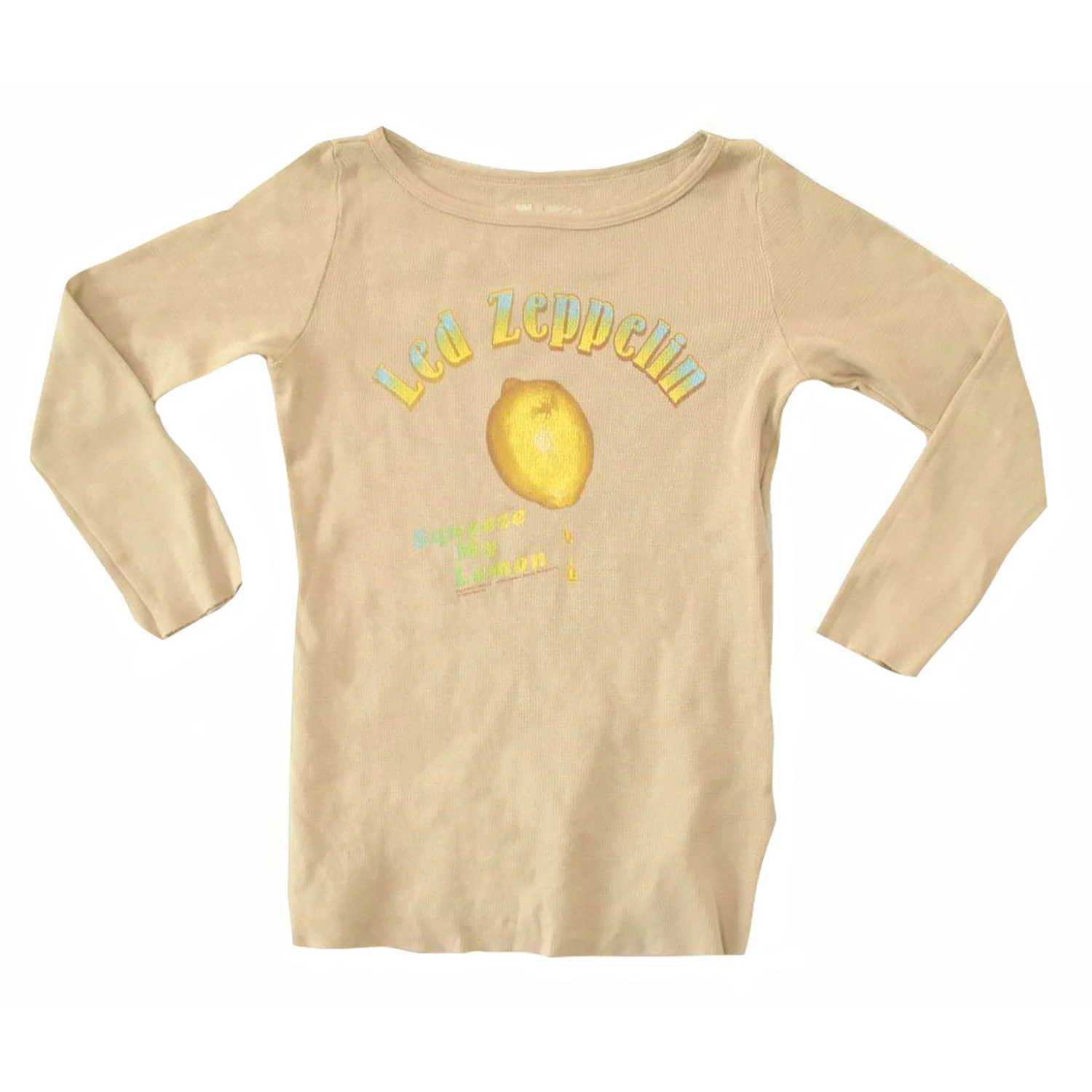 Led Zeppelin Squeeze My Lemon Thermal Junior Top