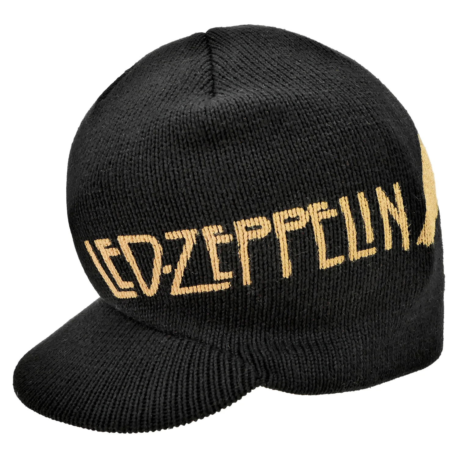 Led Zeppelin Swan Song Billed Beanie Visor Beanie