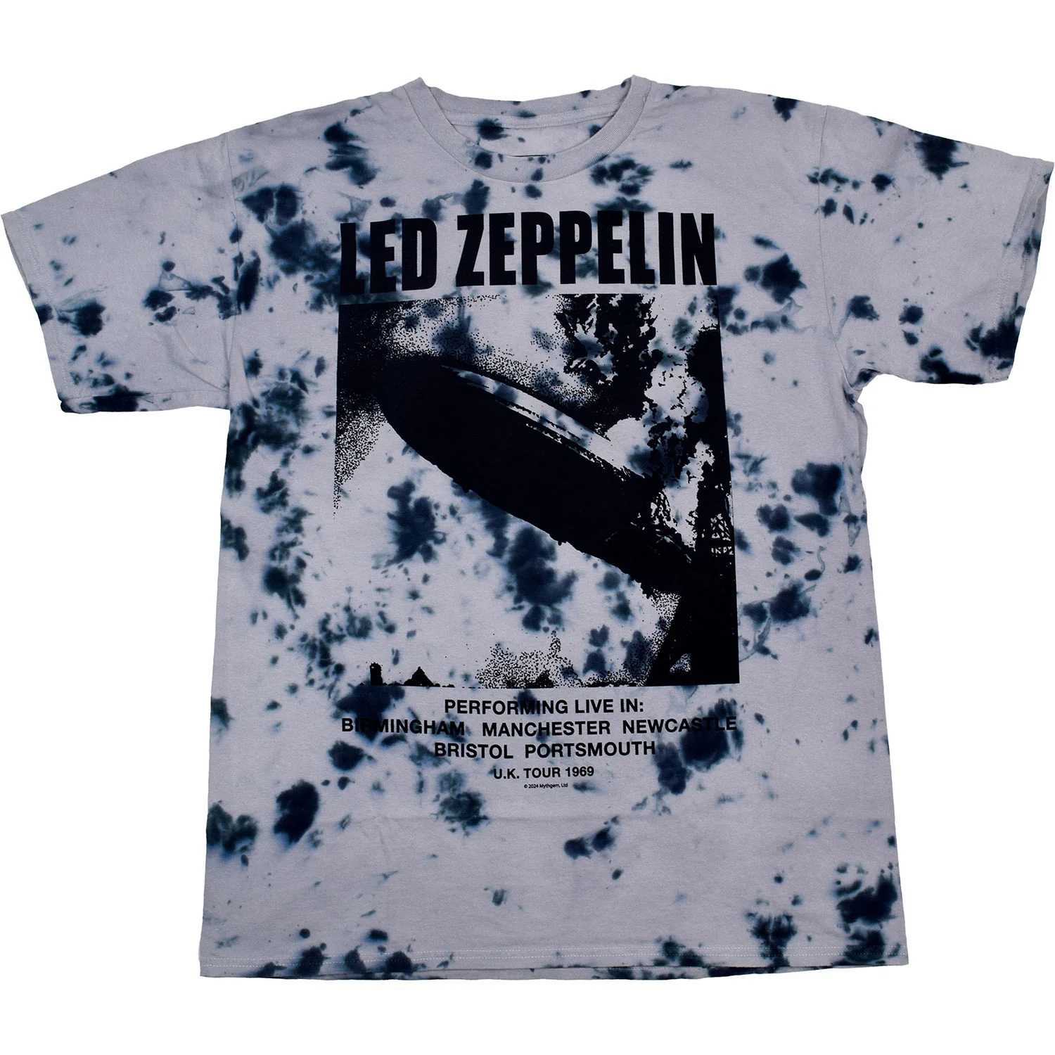 Led Zeppelin UK 69 Tie Dye T-shirt
