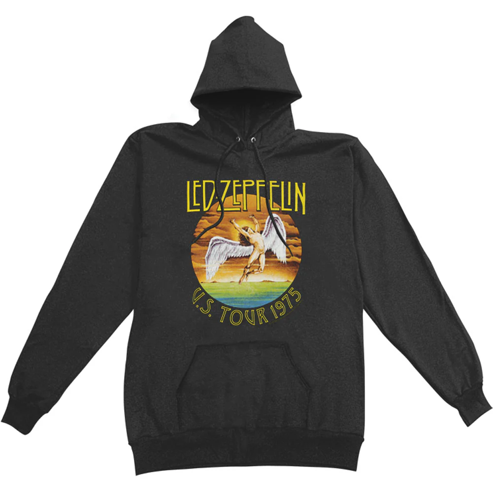 Led Zeppelin US Tour 1975 Hooded Sweatshirt
