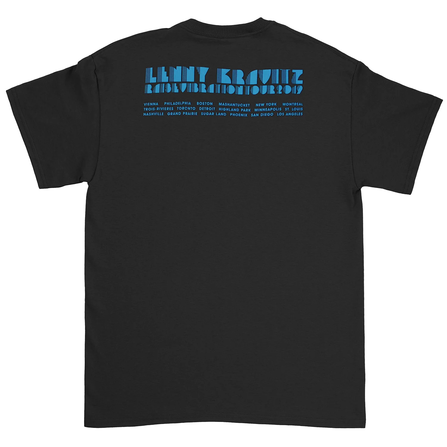 Lenny Kravitz Blue Photo Slim Fit T-shirt - Image 2