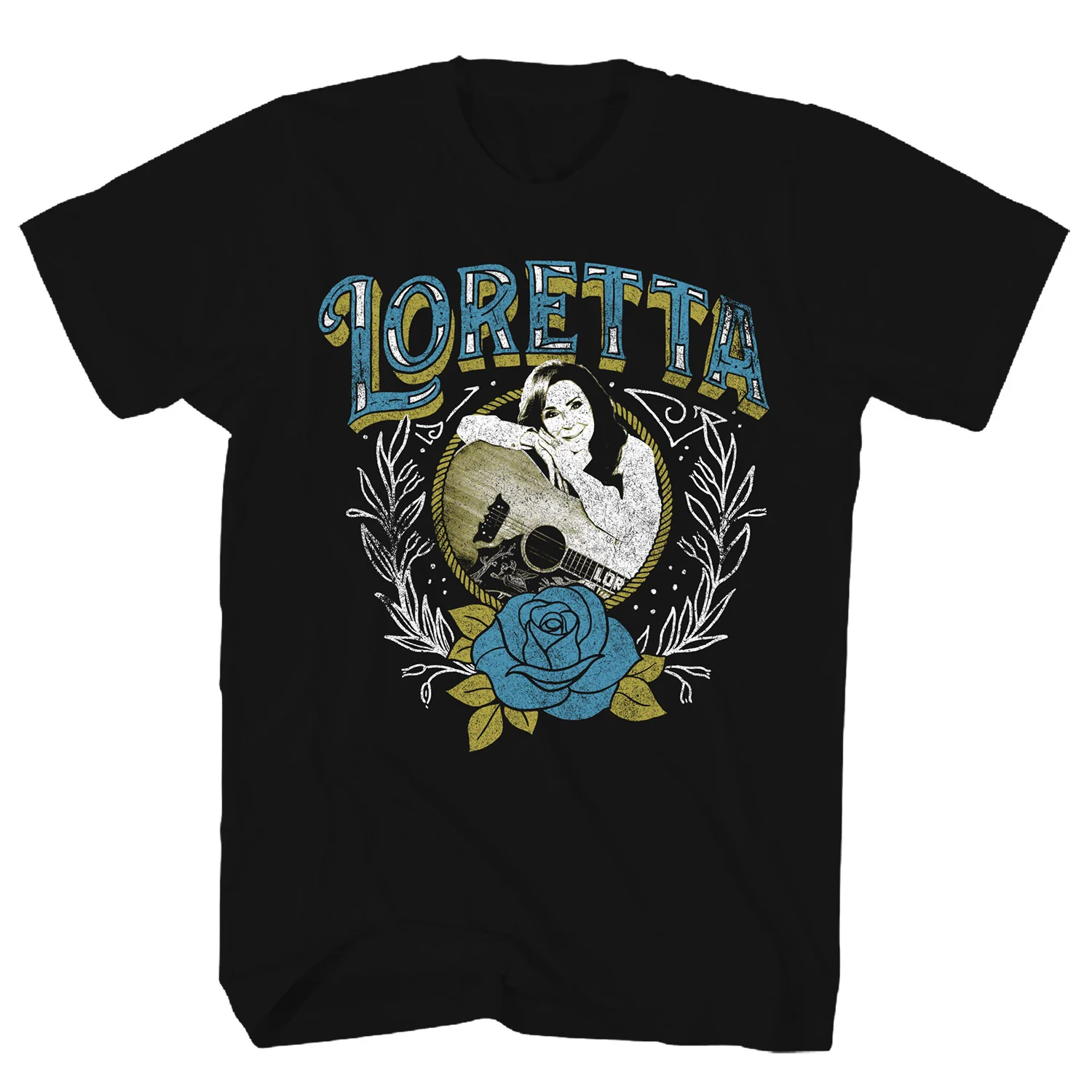 Loretta Lynn Photo Rose T-shirt