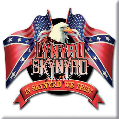 Lynyrd Skynyrd Eagle & Flags Magnet