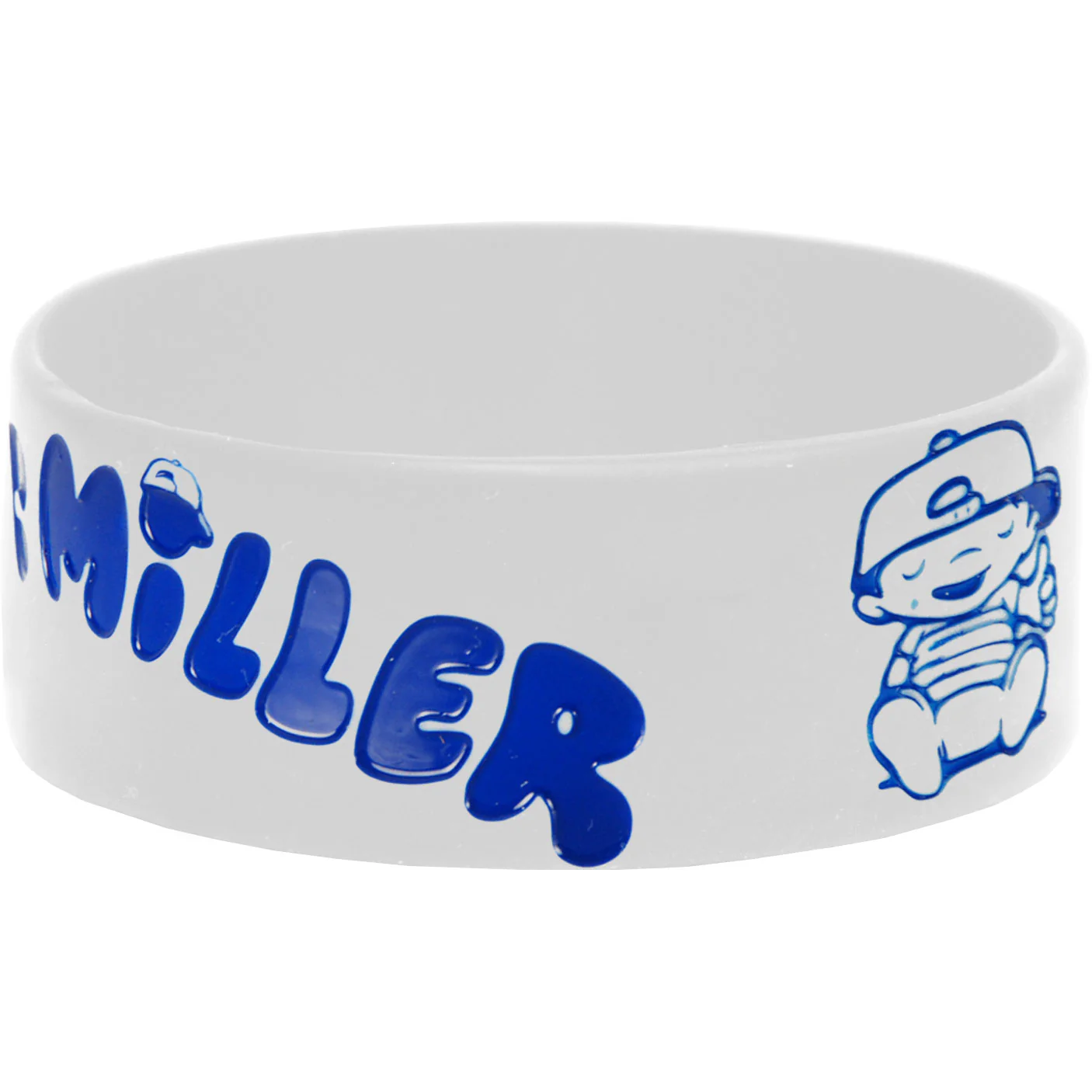 Mac Miller Blue Boy Rubber Bracelet - Image 2