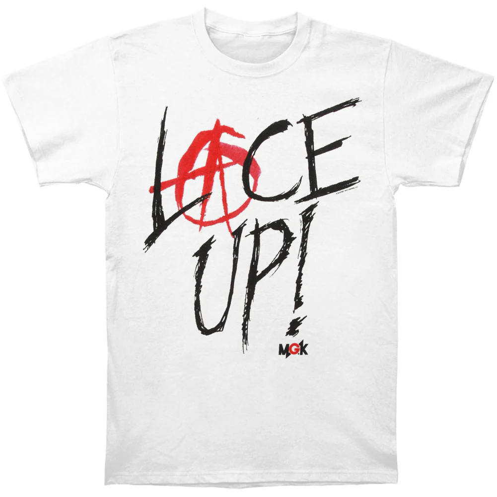 Machine Gun Kelly (Music) Red Circle Slim Fit T-shirt