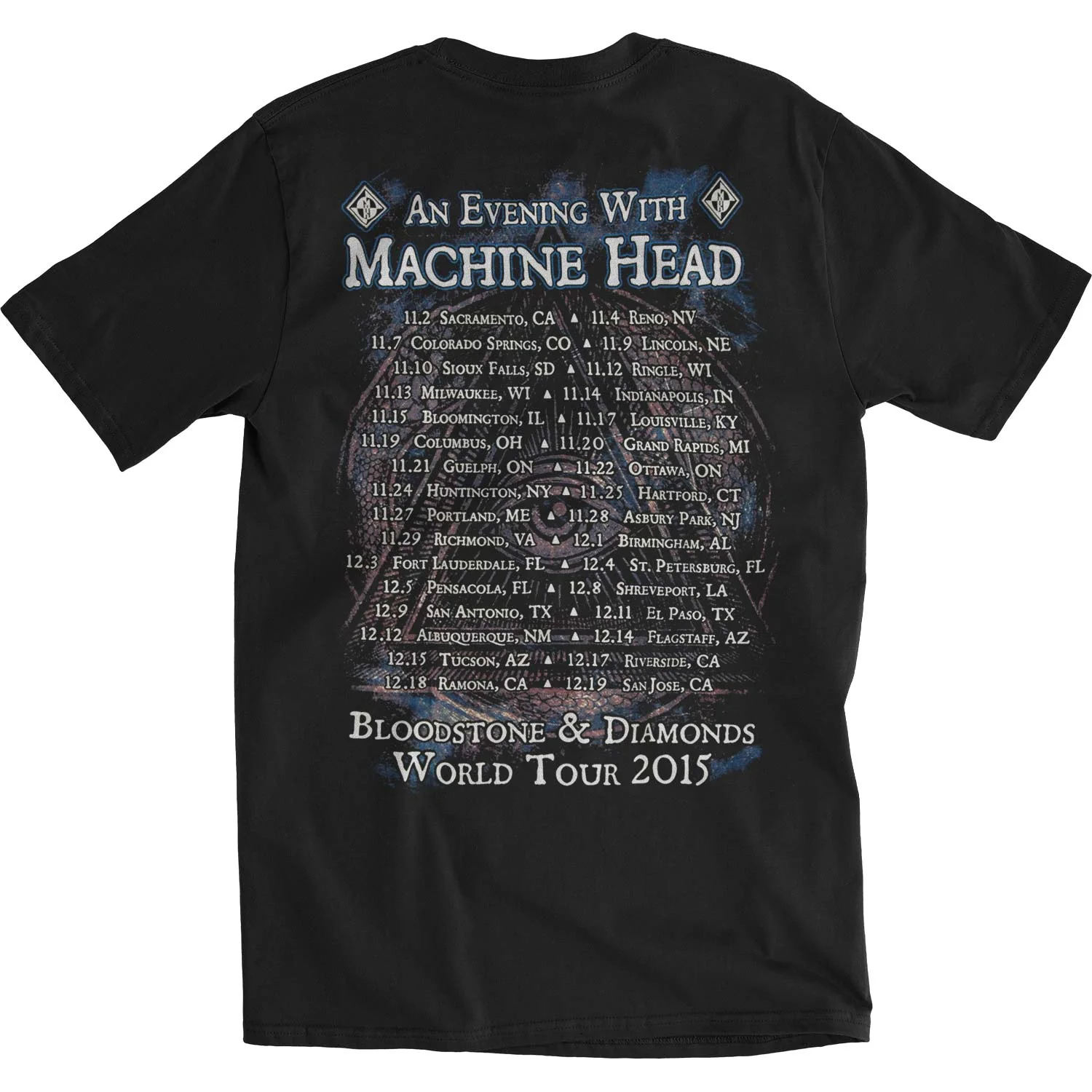 Machine Head An Evening With Slim Fit T-shirt - Image 2