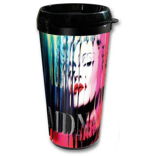 Madonna Mdna Plastic Style Travel Mug