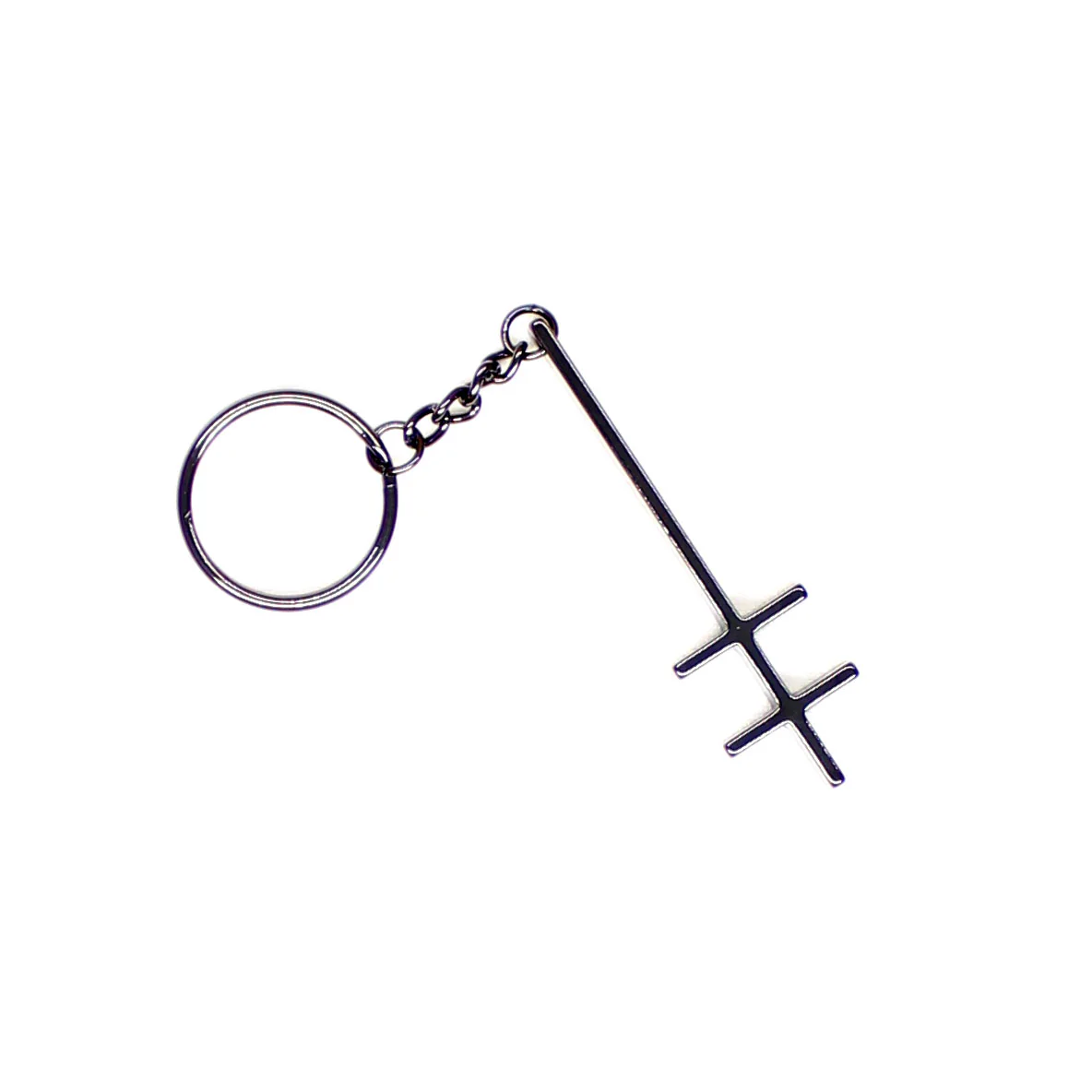Marilyn Manson Black Cross Metal Keychain Metal Key Chain