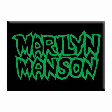 Marilyn Manson Name Logo Magnet