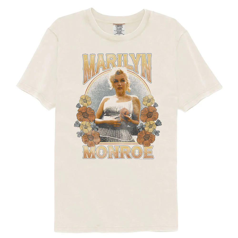 Marilyn Monroe Marilyn Monroe Floral Arch Comfort Color T-shirt