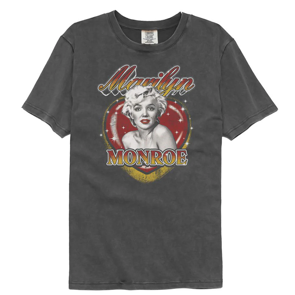 Marilyn Monroe Marilyn Monroe Sparkle Heart Comfort Color T-shirt
