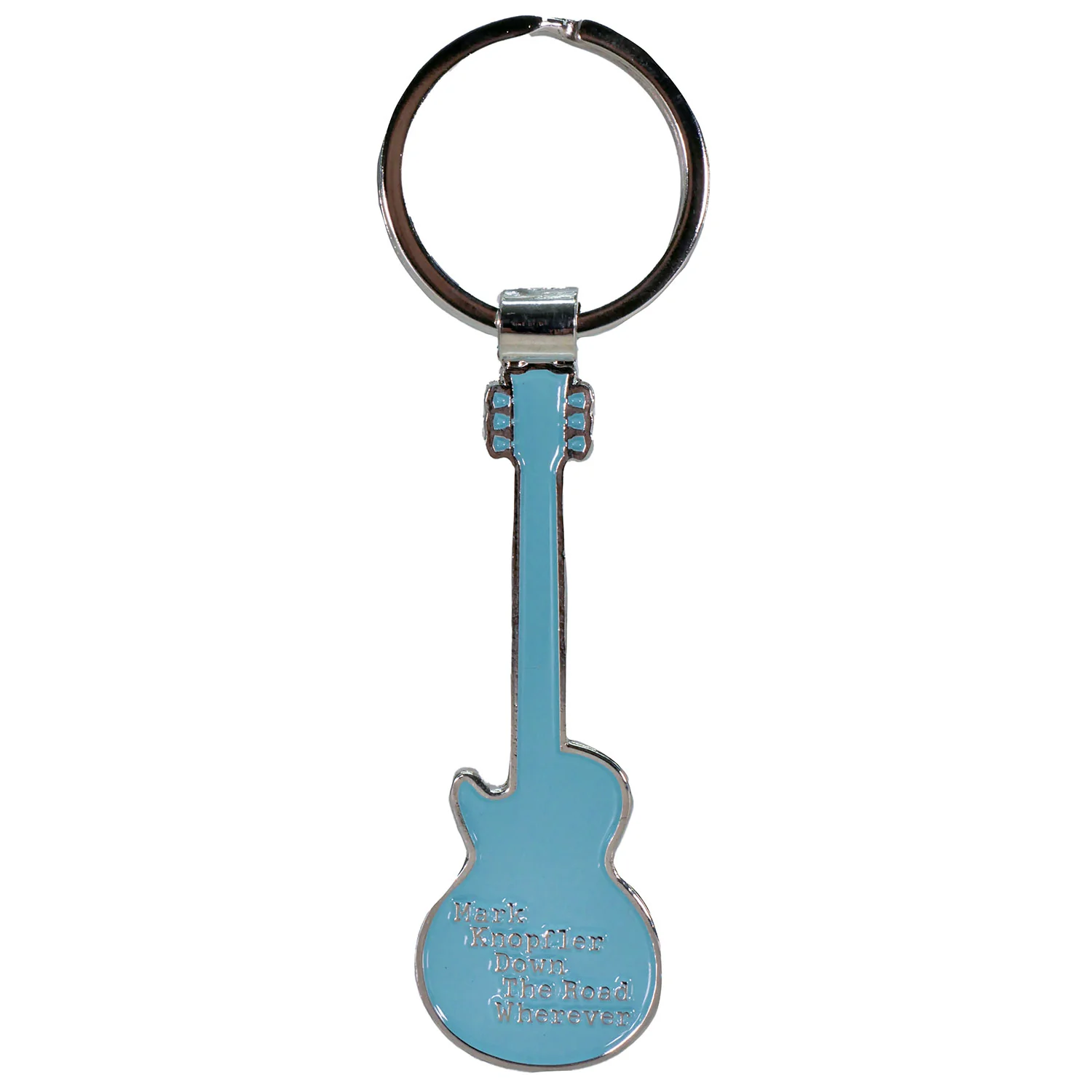 Mark Knopfler Guitar Keychain Metal Key Chain - Image 2