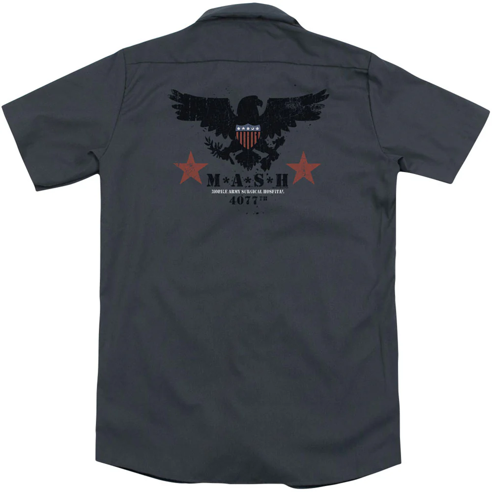 Mash Eagle(Back Print) Workshirt - Image 2