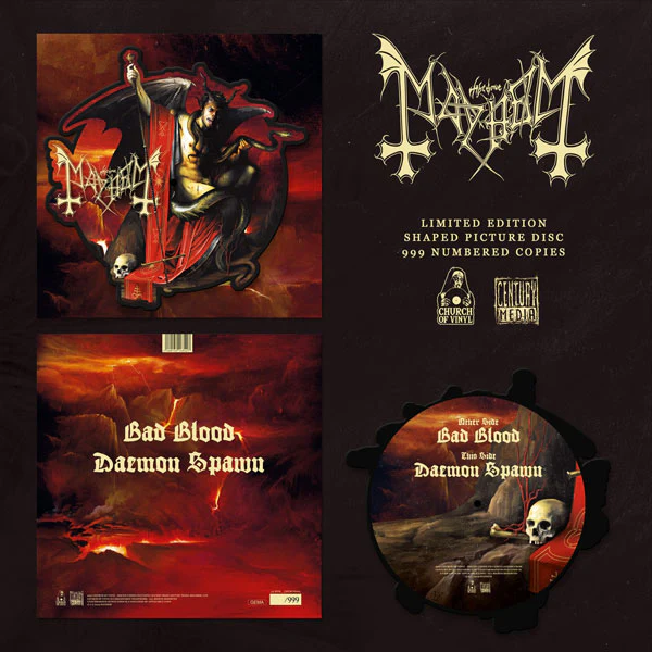 Mayhem Bad Blood (shaped Picture Disc) Vinyl 12" Picture Disc Vinyl