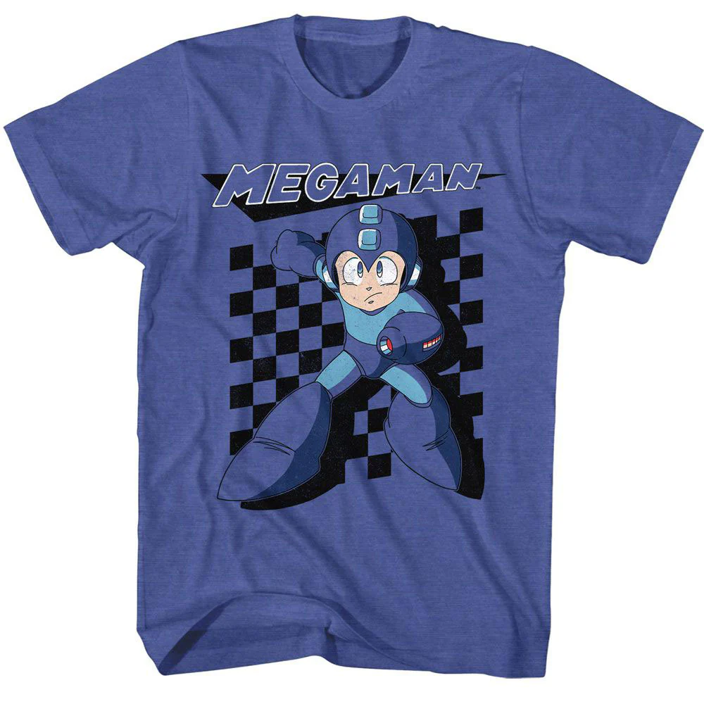 Mega Man Mega Man Checkered T-shirt