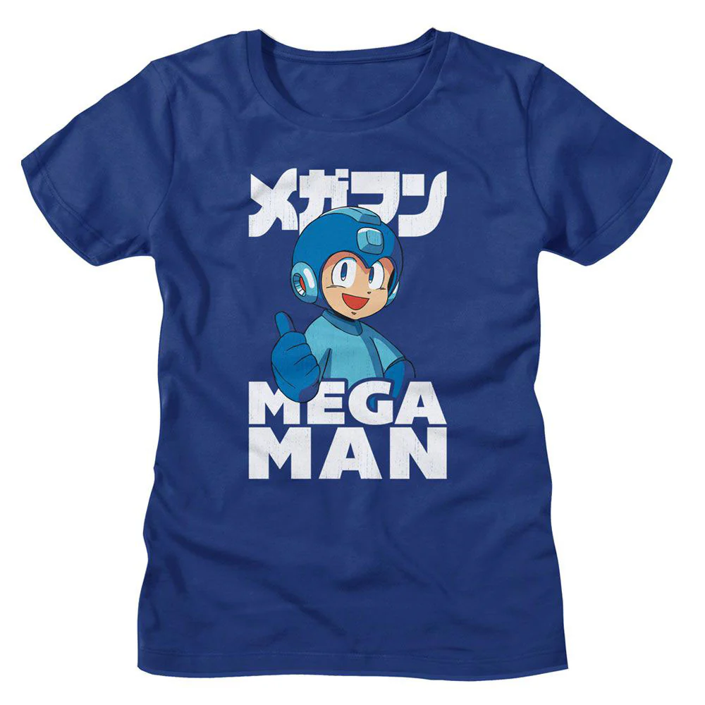 Mega Man Mega Man Thumbs Up Junior Top