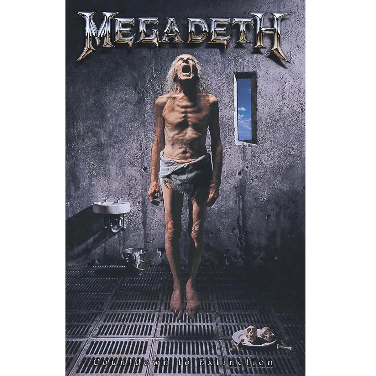 Megadeth Countdown To Extinction Poster Flag