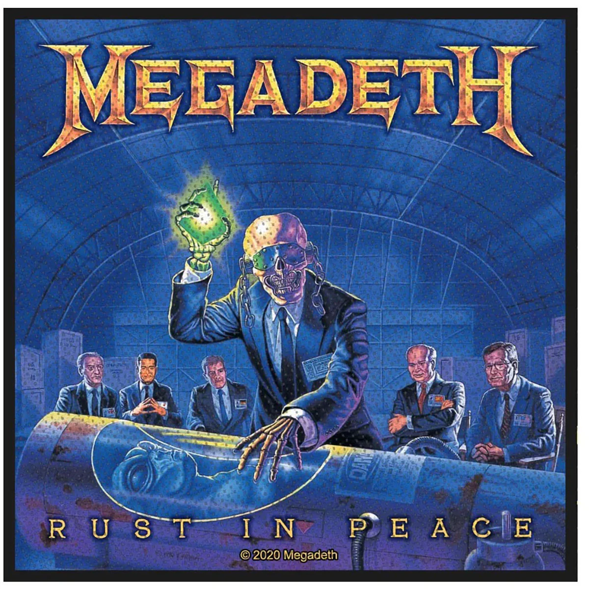 Megadeth Rust In Peace Woven Patch