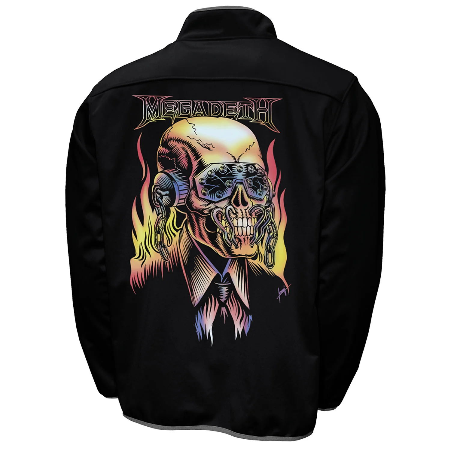 Megadeth Softshell 4-Way Stretch Jacket Jacket - Image 2