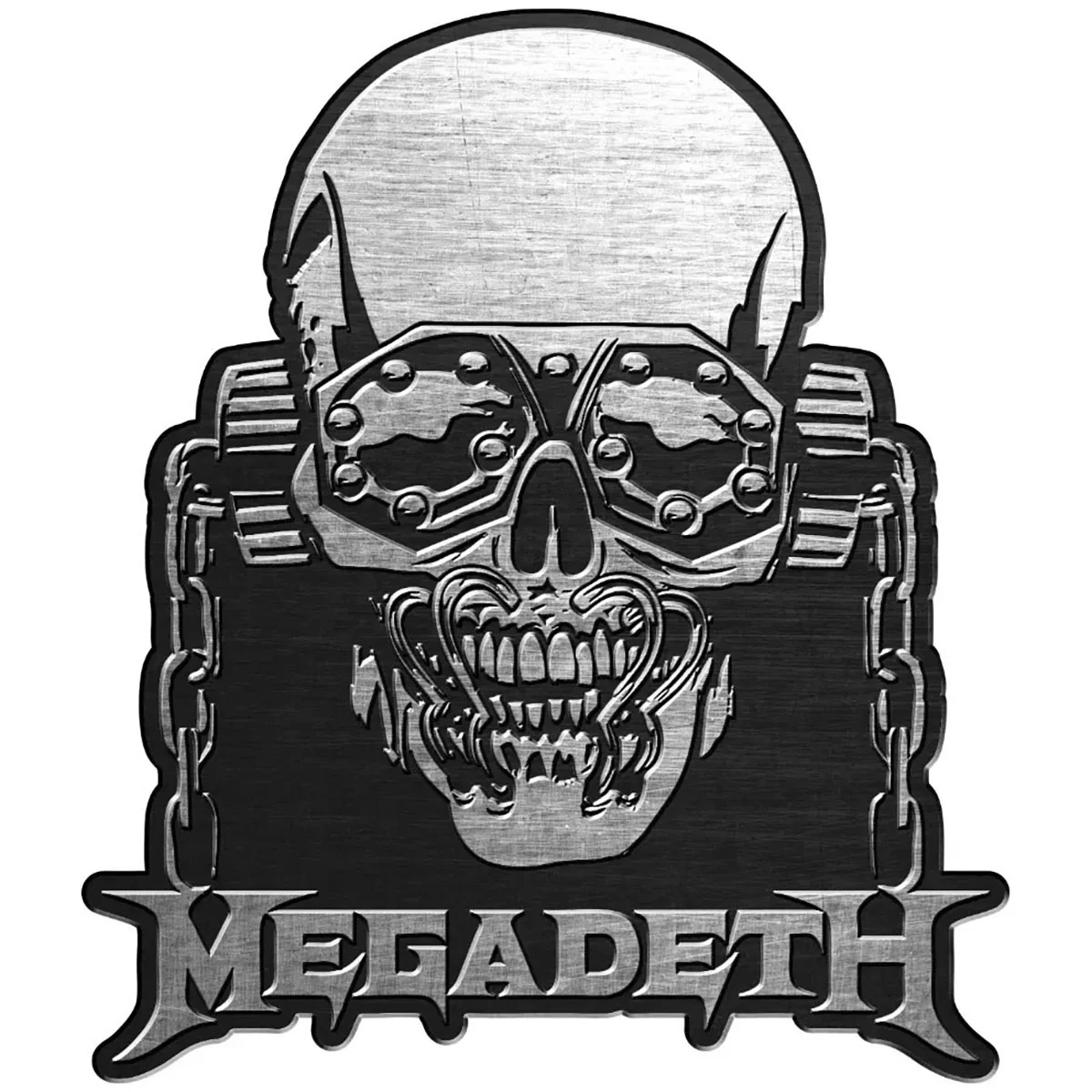 Megadeth Vic Rattlehead Pewter Pin Badge