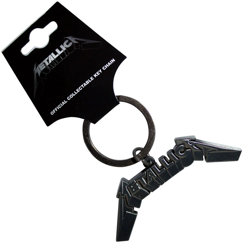 Metallica 3d Logo Metal Key Chain