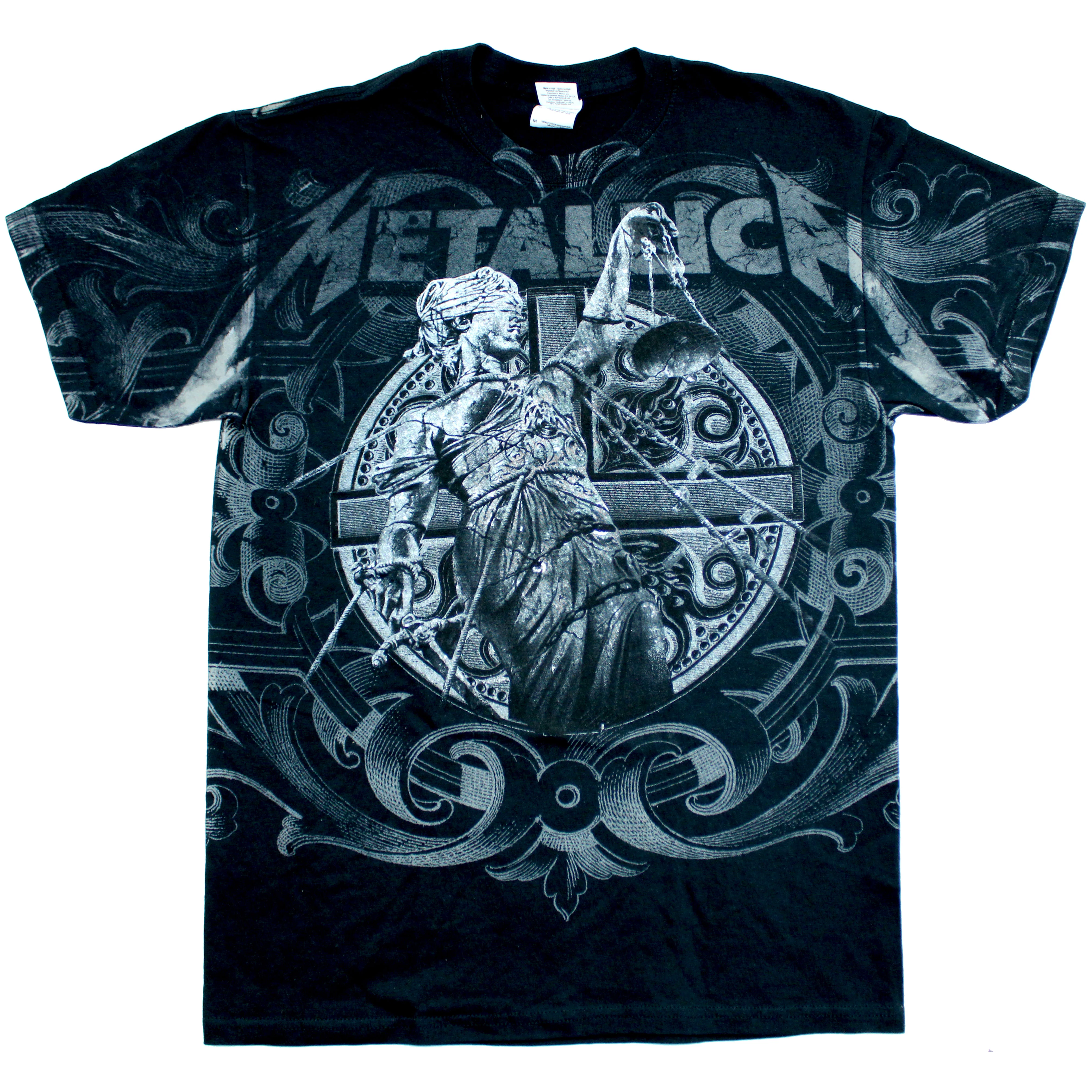 Metallica Allover Print ...And Justice For All T-shirt