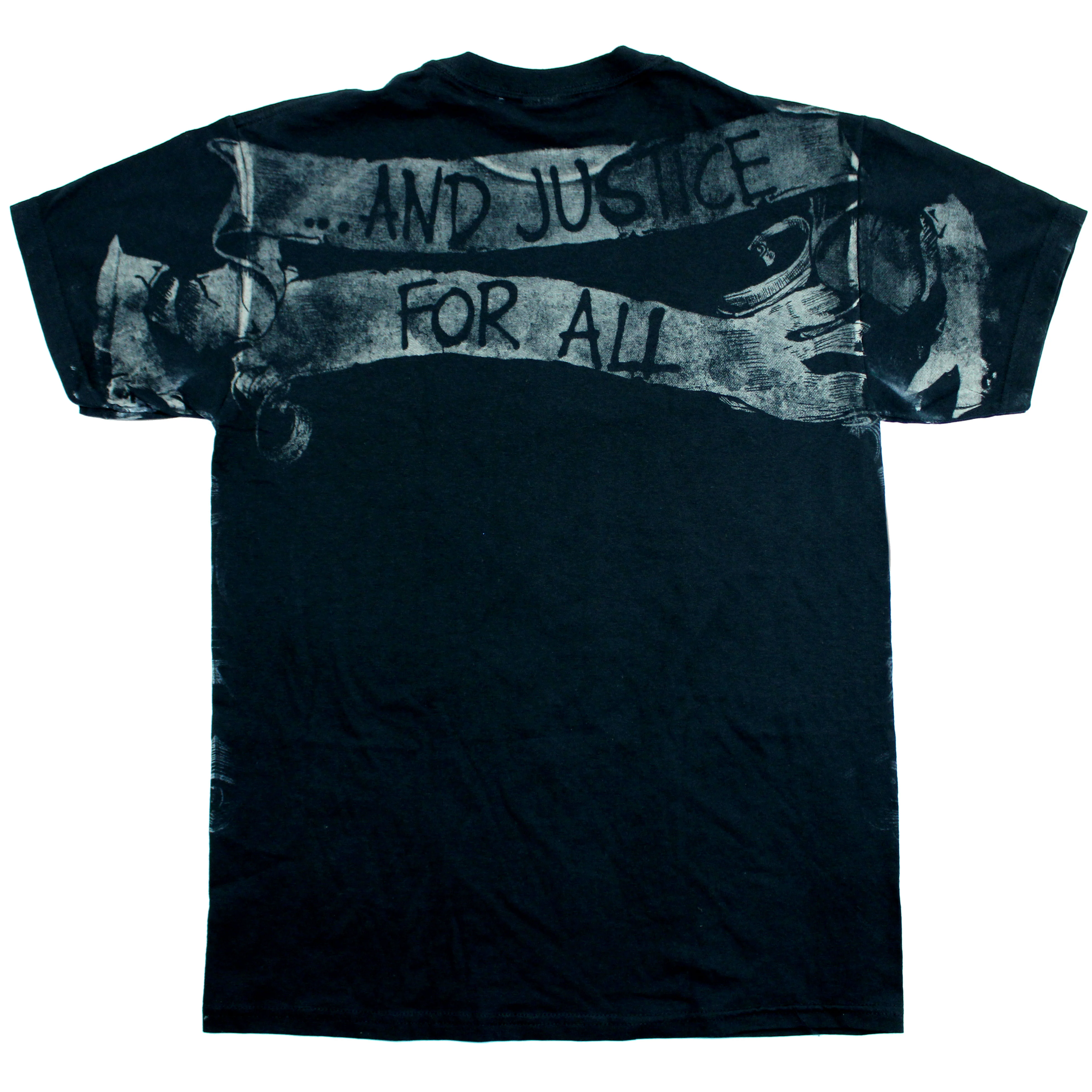 Metallica Allover Print ...And Justice For All T-shirt - Image 2