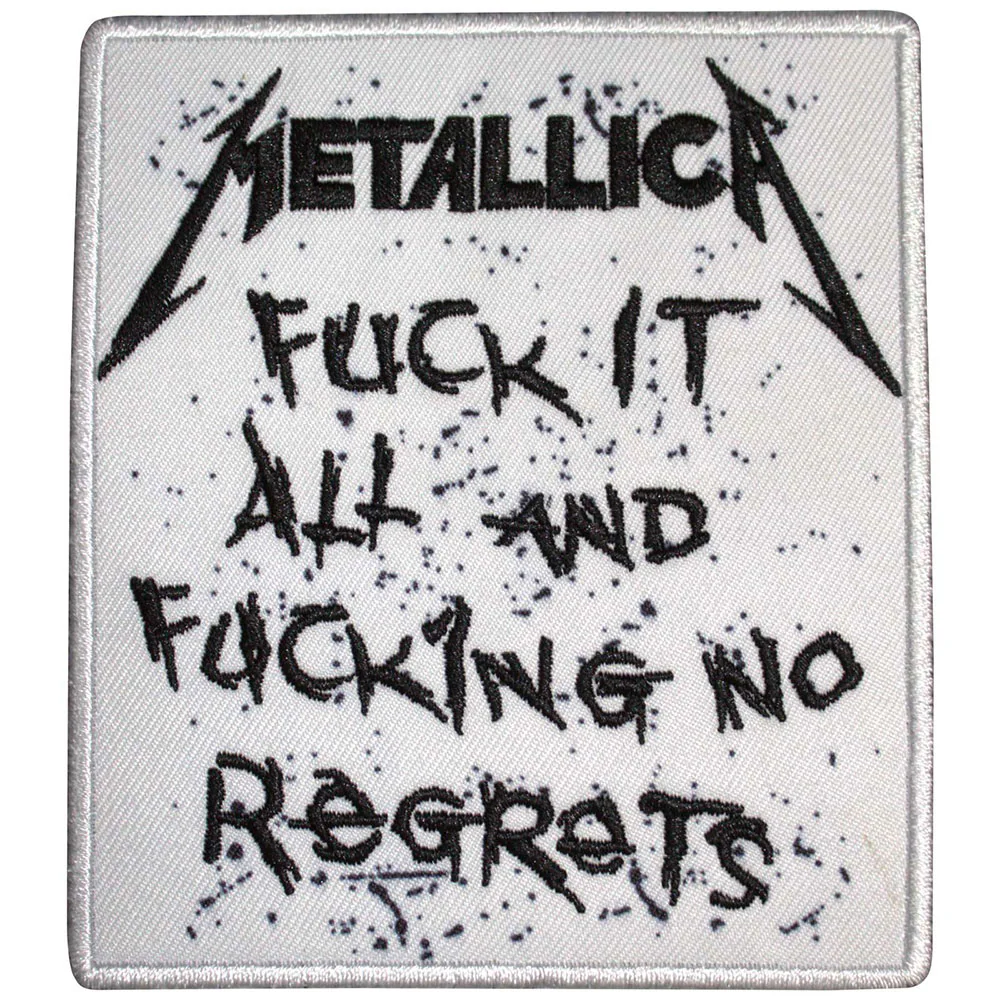 Metallica No Regrets Woven Patch