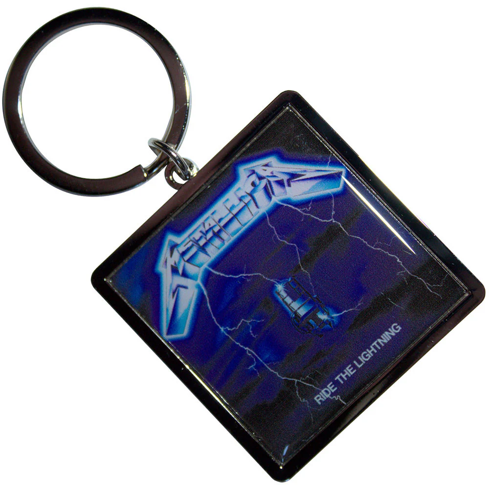 Metallica Ride The Lightning Metal Key Chain