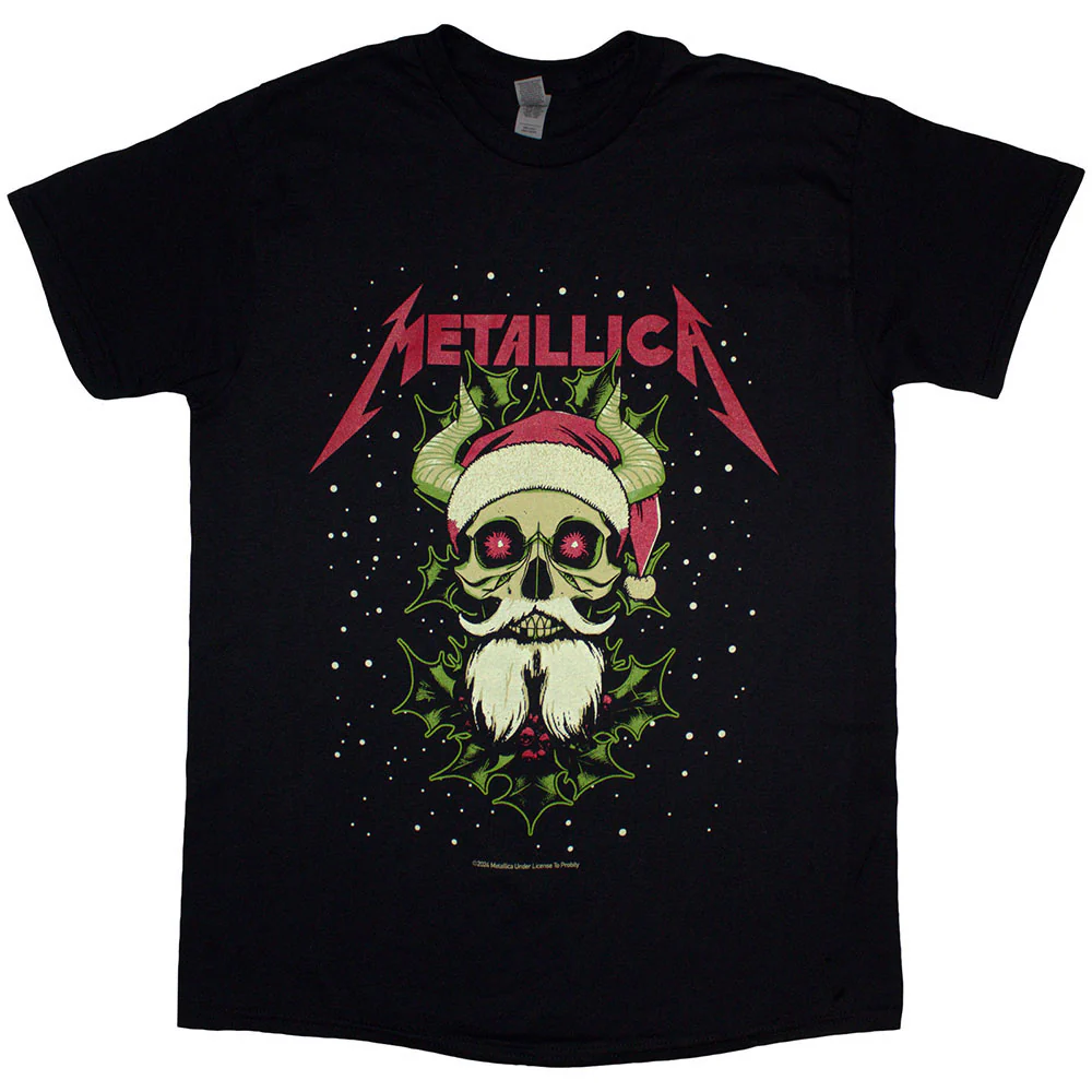 Metallica Santa Horns T-shirt