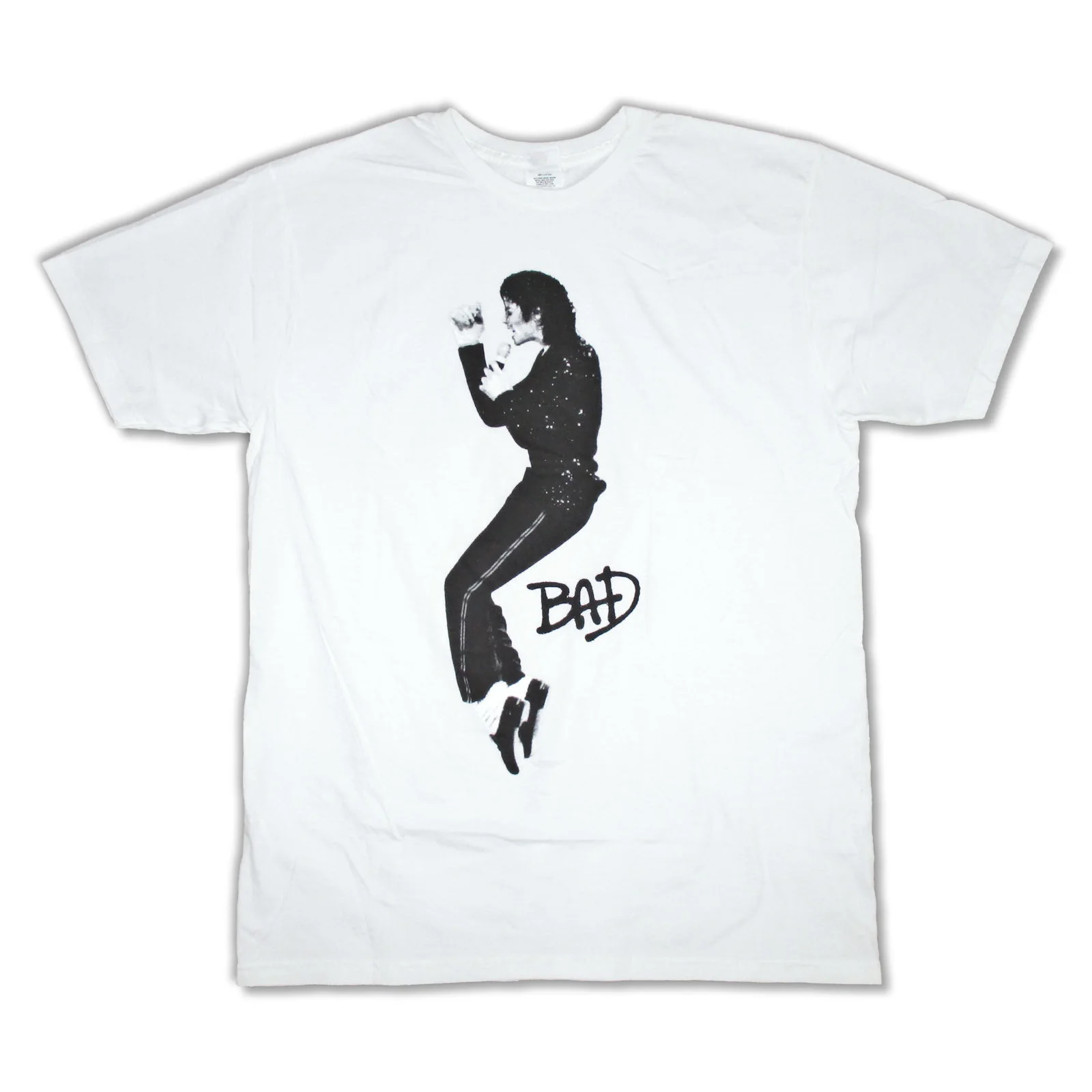 Michael Jackson Bad Black And White Photo T-shirt