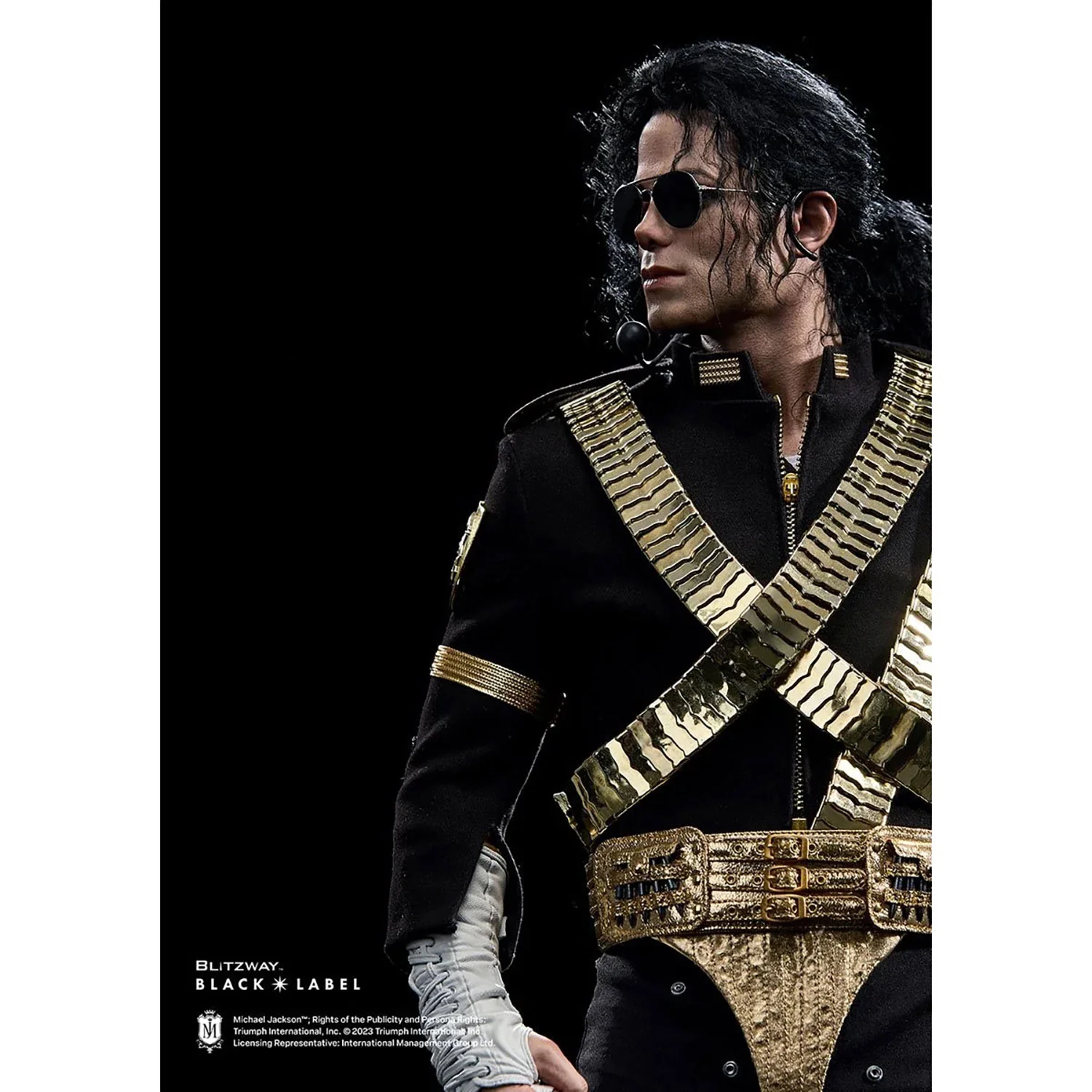 Michael Jackson Blitzway 1:4 Scale Black Label Statue Sculpture - Image 2