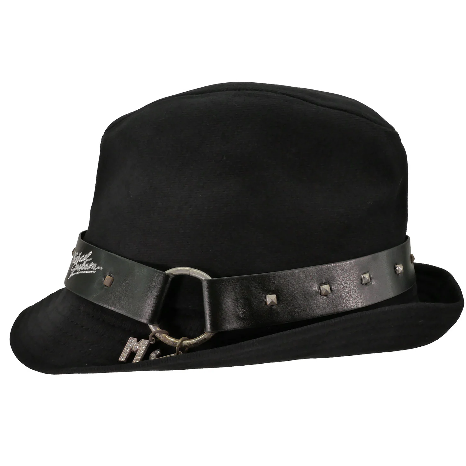 Michael Jackson Silver Charm King Of Pop Fedora Hat Baseball Cap - Image 3