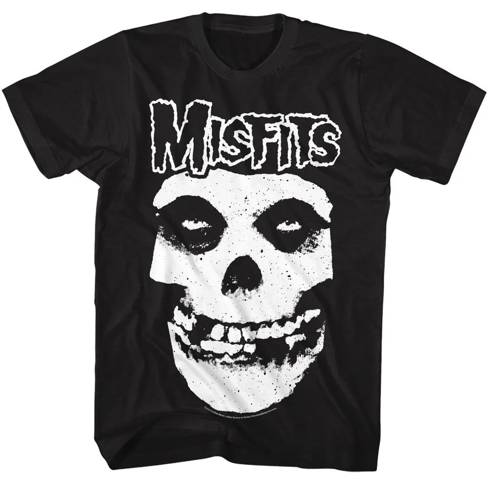 Misfits Misfits Logo Outline Skull T-shirt