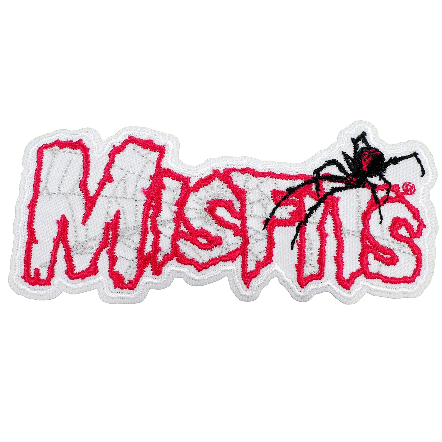 Misfits Spider Web Logo Embroidered Patch