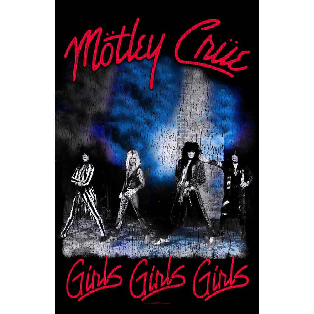 Motley Crue Girls, Girls, Girls Poster Flag