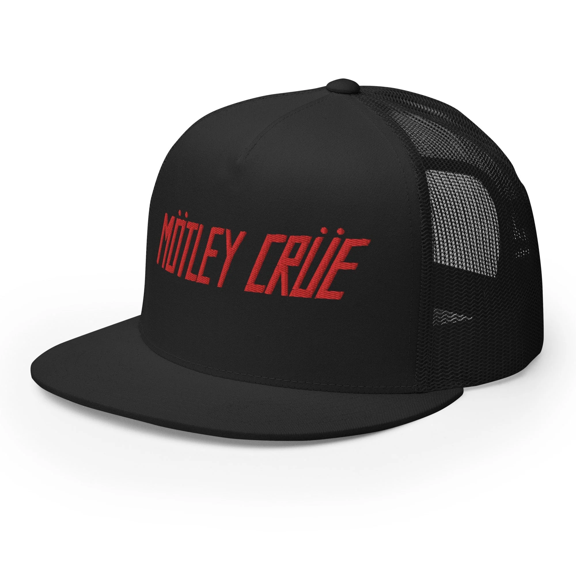 Motley Crue - Logo Flat Brim Trucker Hat - Image 3