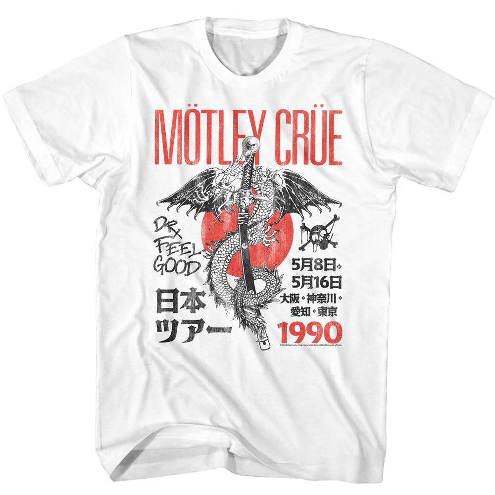 Motley Crue Motley Crue Jpn Tour 90 T-shirt