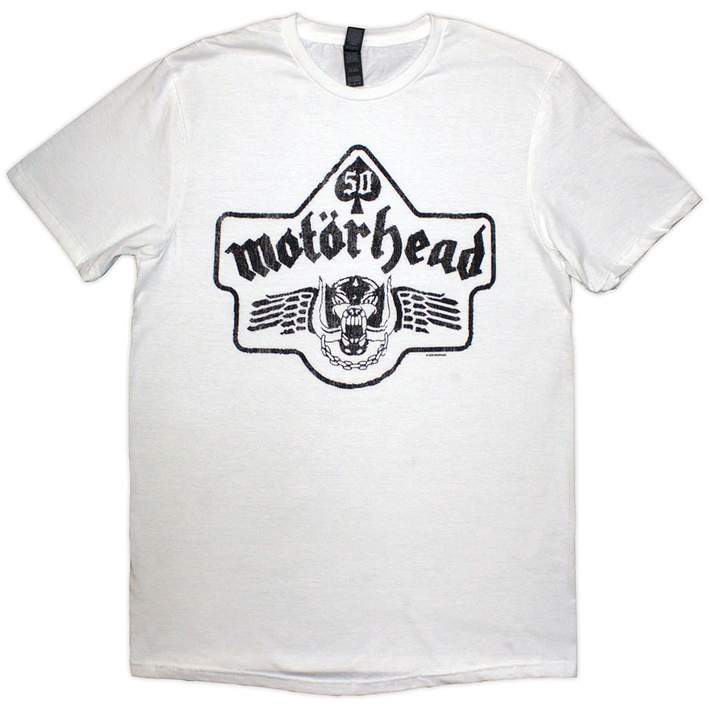 Motorhead 50 Years Ace Wings Emblem T-shirt