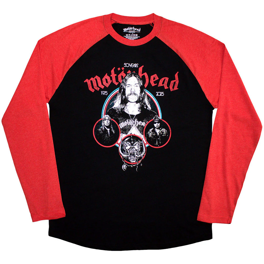 Motorhead Band Circles Baseball Jersey