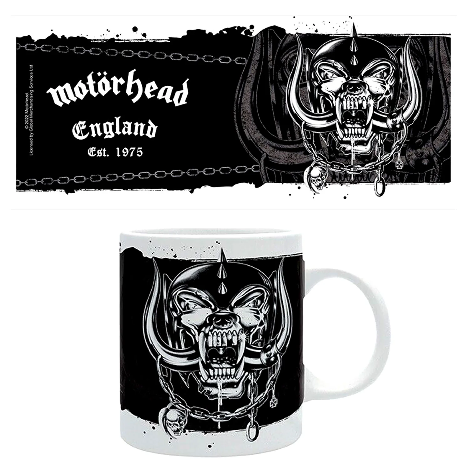 Motorhead England Snaggletooth Coffee Mug