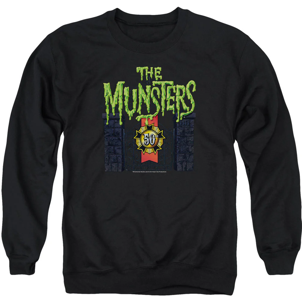Munsters 50 Year Logo Adult Sweatshirt