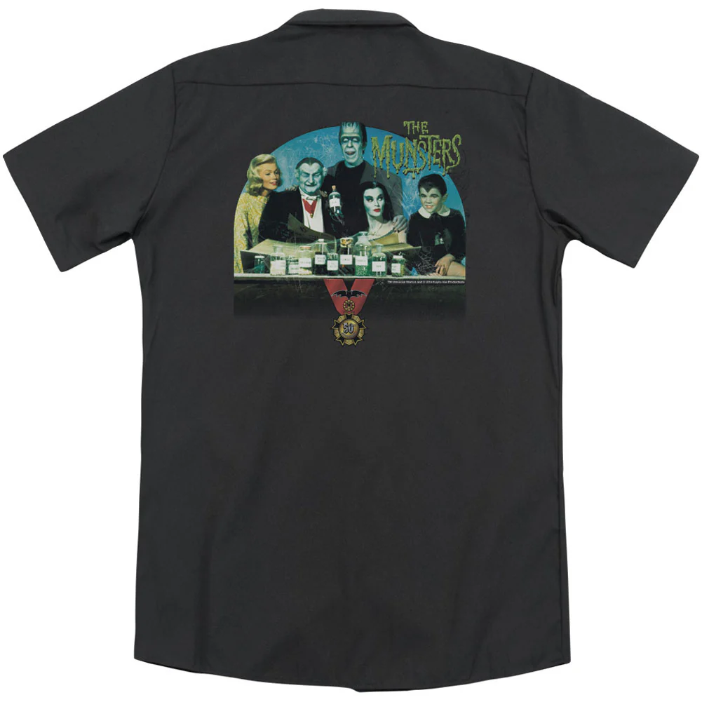 Munsters 50 Year Potion(Back Print) Workshirt - Image 2