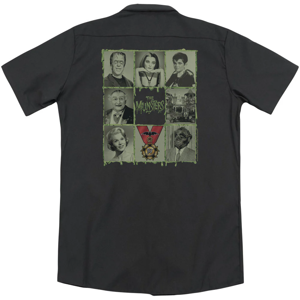Munsters Blocks(Back Print) Workshirt - Image 2