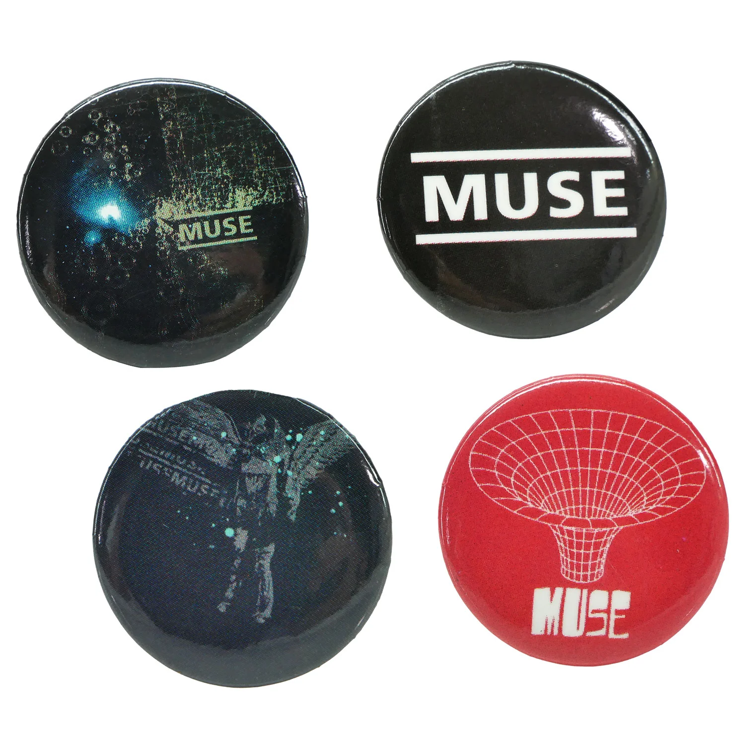 Muse 4pc Classics Button Pack Collector Items