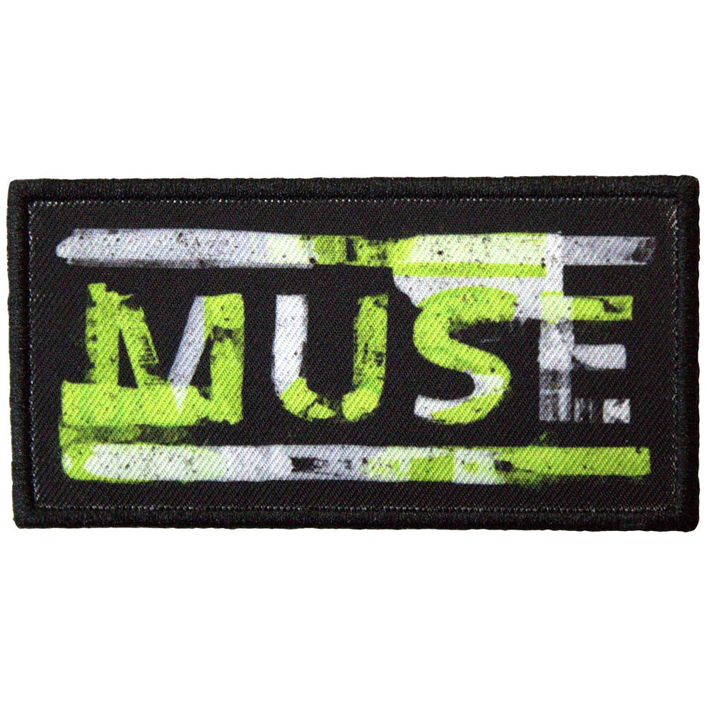 Muse Distressed Logo Woven Patch