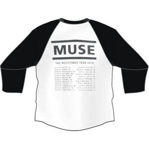 Muse Resistance 2010 Tour Baseball Jersey - Image 2