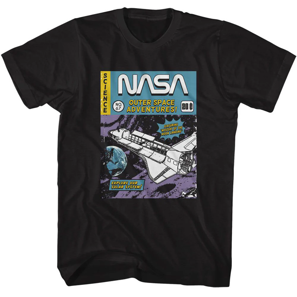 NASA Nasa Comic Cover T-shirt