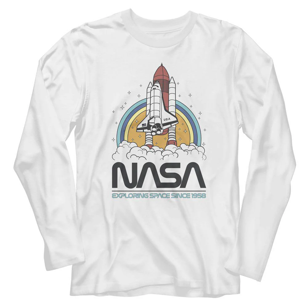 NASA Nasa Exploring Space Circles Long Sleeve