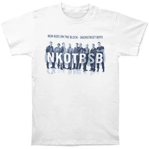 New Kids On The Block Last Names 2011 Tour T-shirt